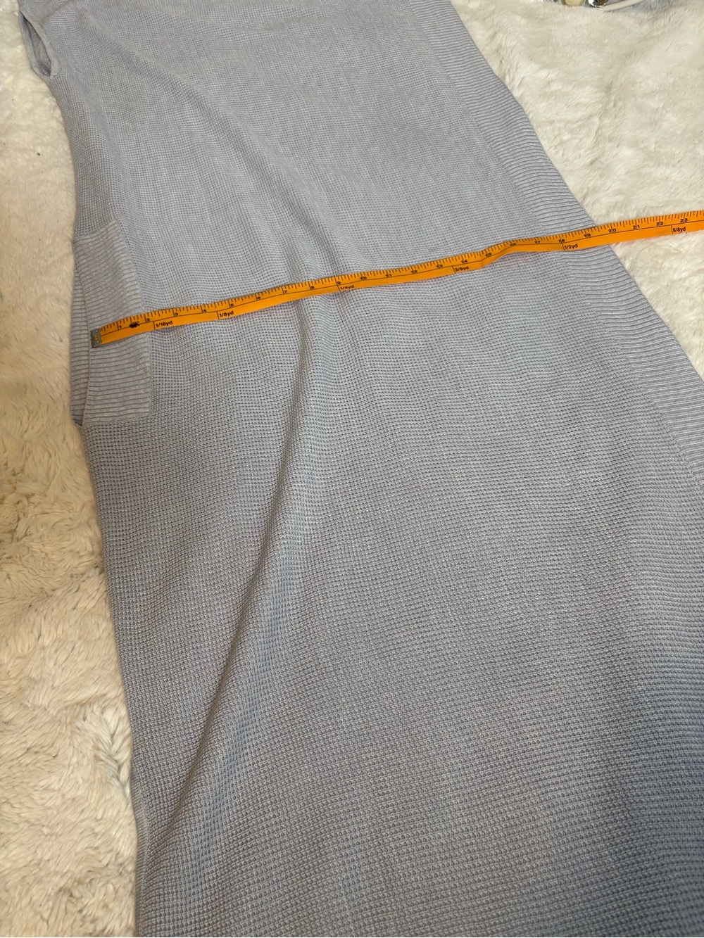 Lululemon Light Heather Grey Forward Flow Cape / Wrap – OS - Picture 8 of 9